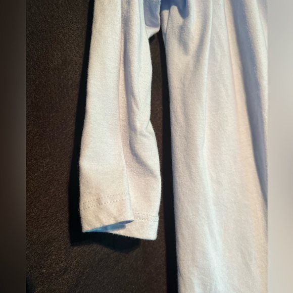 Woman Within 3/4 Sleeve Baby Blue Size 14/16 - Picture 4 of 7